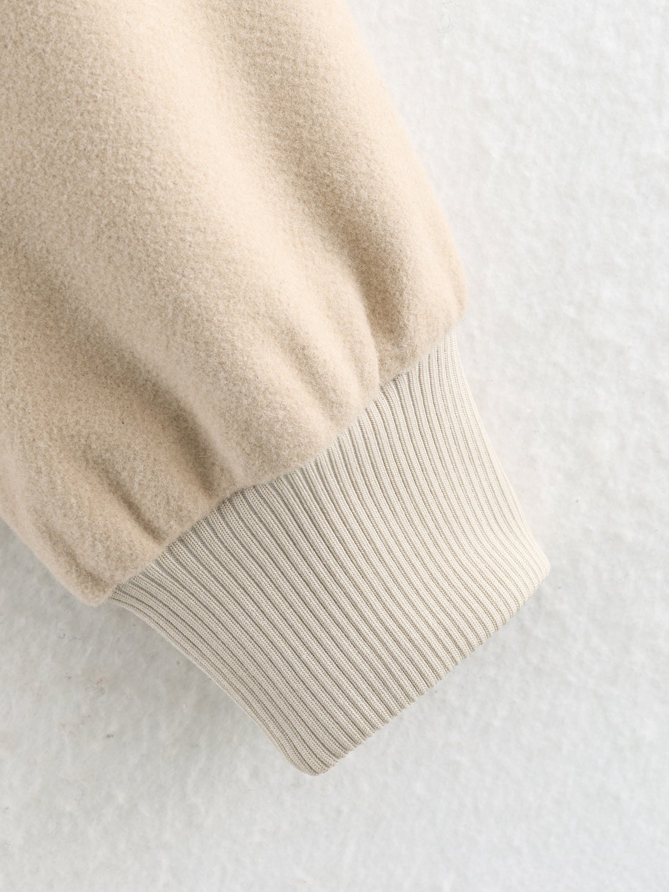 Women's standing collar soft wool blend jacket coat